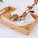 Set 50 giấy thấm dầu mỡ đồ chiên rán Kyowa (size nhỡ) - Ảnh 2