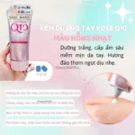 Kem dưỡng da tay Q10 Kose Nhật Bản màu hồng - mã mới - Ảnh 4