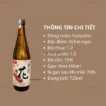 Rượu Sake Nishinoseki Hana (15%) 720l – TINH TẾ TỪ NGHỆ THUẬT NẤU RƯỢU NHẬT BẢN - Ảnh 2