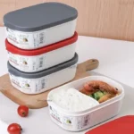 Hộp đựng thực phẩm 2 lớp, chia 2 ngăn Nakaya 650ml - Ảnh 2