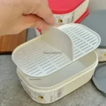 Hộp đựng thực phẩm 2 lớp, chia 2 ngăn Nakaya 650ml - Ảnh 3