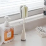 Cây rửa bình Kokubo 2 đầu mút và chổi cọ tiện lợi - Ảnh 3