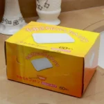 Hộp 60 miếng bông tẩy trang KYOWA siêu mềm mịn Hàng Nhật nội địa - Ảnh 3