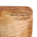 Khay đựng cốc chén nhựa PP vân gỗ (hình chữ nhật) - Ảnh 3