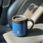 Cốc giữ nhiệt cao cấp có nắp trượt Coco Café Kakusee 300ml (màu xanh) - Ảnh 3