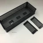 Khay đựng vật dụng chia ngăn dạng lưới màu đen - Ảnh 2