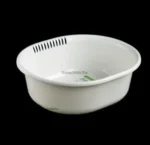 Chậu nhựa Sanada 5.3L màu trắng bền đẹp Hàng Nhật nội địa - Ảnh 2