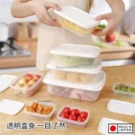 Hộp nhựa nắp dẻo 1350ml (màu trắng) - Ảnh 2