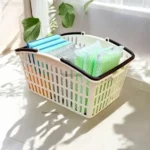 Giỏ đựng đồ đa năng có quai xách Himalaya (màu be) - Ảnh 3