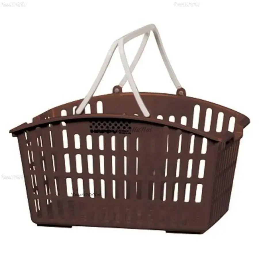 4977425203810-80 Giỏ đựng đồ đa năng có quai xách Himalaya (màu nâu) - Ảnh 1