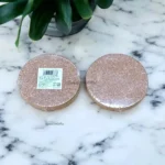 Set 5 lót ly cốc bằng gỗ sồi dáng tròn - Chất lượng Nhật Bản - Ảnh 4