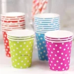 Set 30 cốc giấy chấm bi dung tích 100ml - Ảnh 2