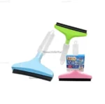 Dụng cụ lau, gạt kính cán ngắn, có hứng nước Seiwa