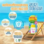 Gel chống nắng dịu nhẹ cho trẻ em Sun Bear 30g - Ảnh 2