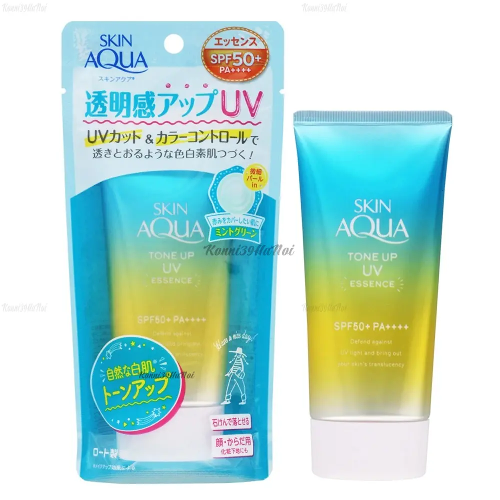 4987241162130-00 Kem chống nắng Skin Aqua nâng tông da SPF50+ PA++++ 80g (2 loại) - mẫu mới (Da nhạy cảm) - Ảnh 1