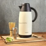 Phích pha trà giữ nhiệt 2 lớp inox có lõi lọc Kaiyo dung tích 1100ml, màu kem - Ảnh 5