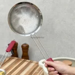 Muôi vớt inox 304 cỡ lớn nguyên khối Kaiyo 16,5cm - Ảnh 2