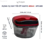 Dụng cụ xay tỏi ớt Kaiyo size M, dung tích 400ml