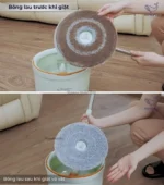 Bộ 2 miếng bông lau cao cấp Kaiyo mềm mại và thấm hút tốt Hàng - Ảnh 3