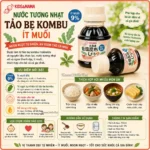 Nước tương tảo bẹ Kids and Mama 100ml - Chất lượng Nhật Bản