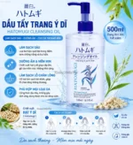 Dầu tẩy trang Hatomugi Cleansing Oil chai 500ml