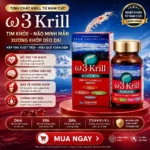 Viên uống dầu nhuyễn thể Omega 3 Krill Shiratori - 80 Viên