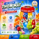 Kẹo cao su Clorets XP vị hoa quả tổng hợp 140g