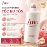 Dầu xả Shiseido Fino Premium Touch hỗ trợ phục hồi tóc hư tổn (550ml)