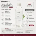 Nước Hoa Hồng MUJI LIGHT TONING WATER LIGHT Cho Da Dầu Nhật Bản 300ml