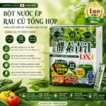 Bột nước ép rau củ tổng hợp Japan Gals cung cấp chất sơ, Vitamin cho cơ thể 24 gói x 3g