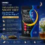 Trà giảm cân Orihiro Night Diet 20 gói - Chất lượng Nhật Bản