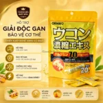 Bột nghệ giải rượu Orihiro Ukon 70mg túi 20 gói