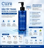 Dầu tẩy trang Cure Extra Oil Cleansing 200ml - Chất lượng Nhật Bản