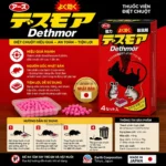Thuốc diệt chuột Dethmor hộp 4 vỉ - Hàng nhập nội địa Nhật Bản