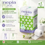 Giấy vệ sinh Nepia 2 lớp màu xanh 12 cuộn - Chất lượng Nhật Bản