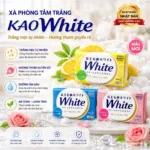 Xà phòng tắm trắng KAO nhiều mùi hương 130g - Mẫu mới