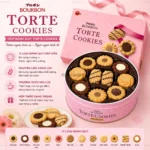 Bánh quy Bourbon Chocochip hộp thiếc cao cấp 318g