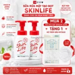 Sữa rửa mặt tạo bọt dành cho da dầu mụn Skinlife 160ml