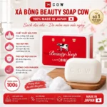 Xà bông Beauty Soap Cow 100g chiết xuất thiên nhiên Hàng Nhật nội địa
