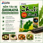 Hạt nêm rong biển Shimaya gói 56g - Hàng nhập nội địa Nhật Bản