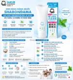 Kem đánh răng Shabondama Natural Salt Toothpaste for Healthier Gums 80g, T60