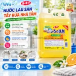 Nước lau sàn, tẩy rửa nhà tắm Wai can 4L - Chất lượng Nhật Bản