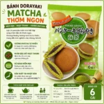 Bánh trà xanh Marukyo Pancake Dorayaki 310g - Chất lượng Nhật Bản