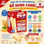 Bánh xốp ăn dặm Morinaga Manna cho bé từ 9 tháng tuổi 35.7g