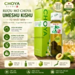 Rượu mơ Choya Umeshu Kishu 14% chai 720ml - Chất lượng Nhật Bản