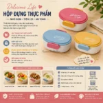 Hộp cơm Yamada Picket 260ml - Hàng nhập nội địa Nhật Bản
