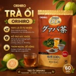 Trà ổi Orihiro 60 gói - Trà Orihiro  - Giảm mỡ - Hỗ trợ tiêu hóa