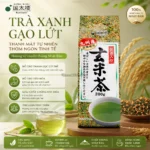 Trà xanh gạo lứt Kunitaro gói 200g - Hàng nhập nội địa Nhật Bản