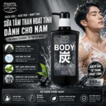 Sữa tắm Kose Softymo than hoạt tính cho nam 550ml