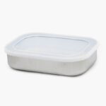 Hộp inox đựng thực phẩm có nắp dáng chữ nhật Echo 15x10cm